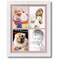 ArtToFrames Collage Photo Picture Frame with 4 - 5x7 inch Openings, Framed in White with Over 62 Mat Color Options and Regular Glass (CSM-3966-2153)
